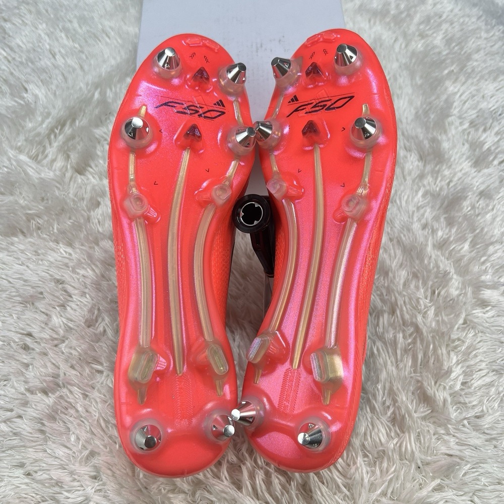 Adidas F50 Elite SG Soft Ground Vivid Horizon Pack Pink Cleats Men's Size 13.5 - Picture 6 of 9